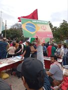 Manifestações em São Paulo em apoio à Palestina e ao Irã
