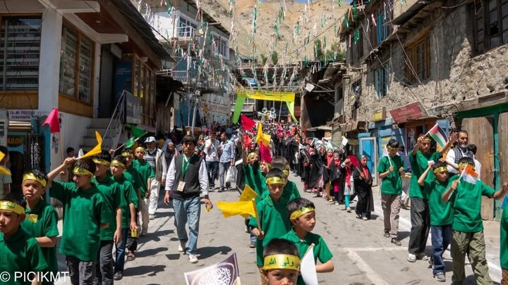 Photos: Solidarity march with Iran, Eid al-Ghadir celebration held in Kargil, India