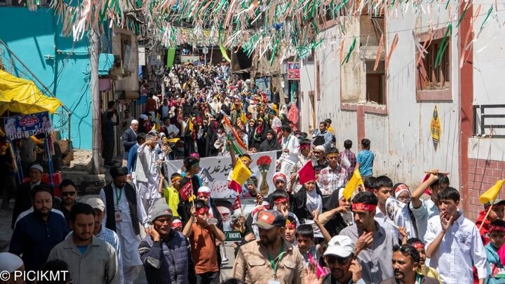 Photos: Solidarity march with Iran, Eid al-Ghadir celebration held in Kargil, India