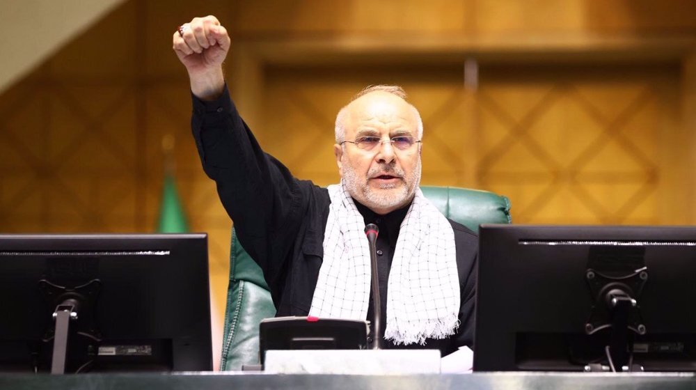 Iranian parliament speaker vows armed forces will crush Israeli enemy