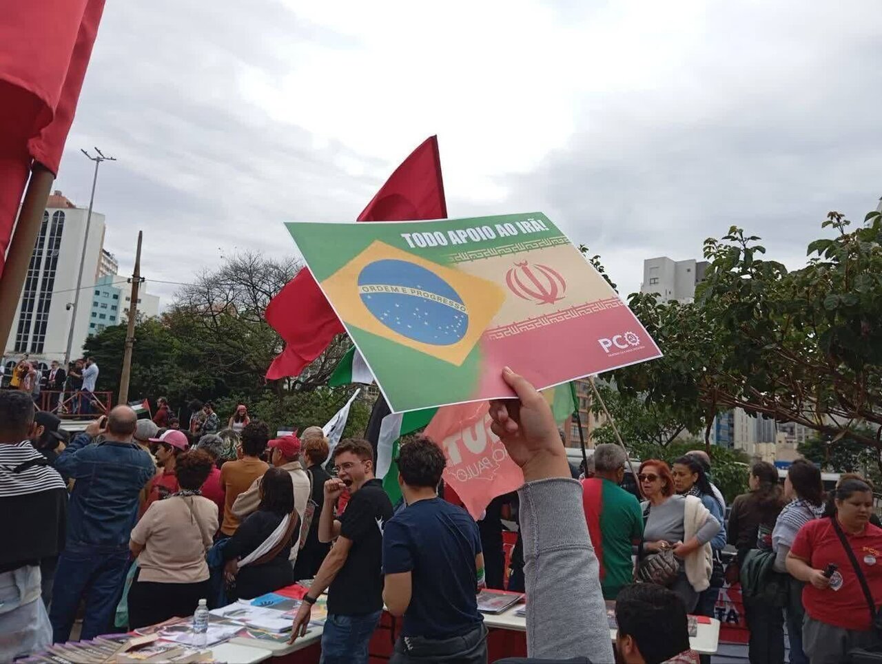 حمایت برزیلی‌ها از فلسطین و ایران