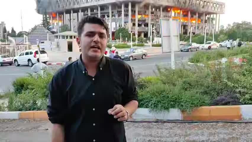 ویدیو | گزارش از محل ساختمان صداوسیما پس از حمله اسرائیل