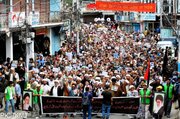 Photos: Kargil hold massive rally in solidarity with Iran