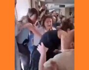 Günün ən gözəl mənzərələrindən biri. Sionist Sığınacaqlarında Xaos \ VİDEO