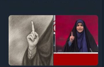 آئی آر آئی بی کے مرکز پر صہیونی بمباری کے موقع پر ایران کی خاتون اینکر سحر امامی کا لازوال کردار  / سابق نائب صدر کا ردعمل + تصویر