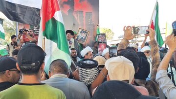 Photos: Solidarity gathering of Najaf Seminary with Islamic Republic of Iran