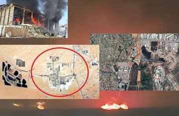 ایران کے تابڑ توڑ ڈرون - میزائل حملے؛ صہیونی ریاست میں تباہی