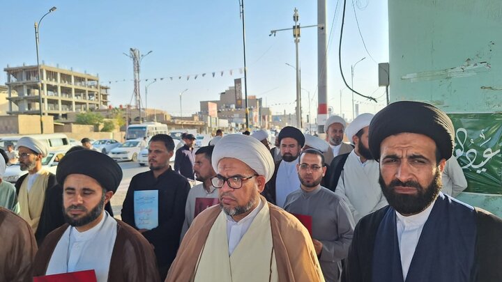 همبستگی علما وطلاب حوزه علمیه نجف اشرف