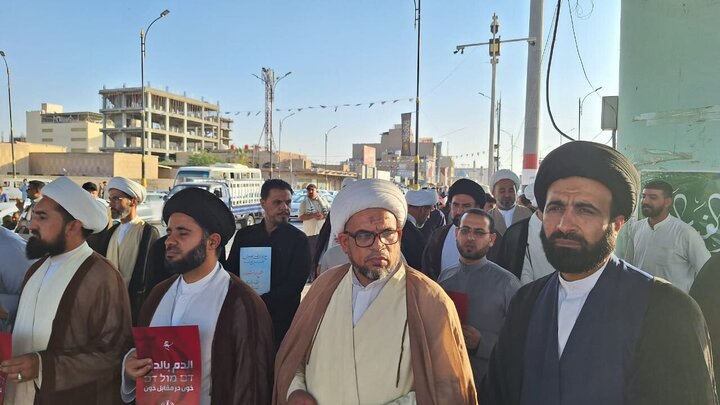 Photos: Solidarity gathering of Najaf Seminary with Islamic Republic of Iran