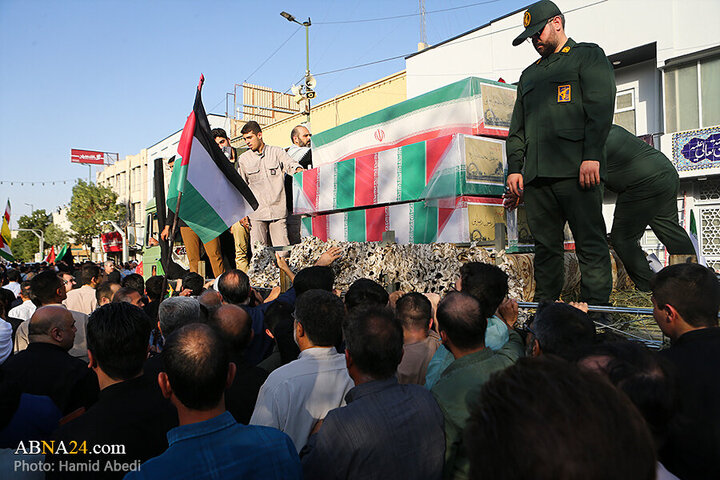 Photos: Funeral ceremony of 8 Iranian martyrs in Zionist regime attacks held in Qom