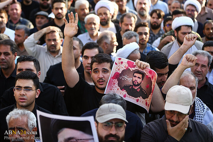 Photos: Funeral ceremony of 8 Iranian martyrs in Zionist regime attacks held in Qom