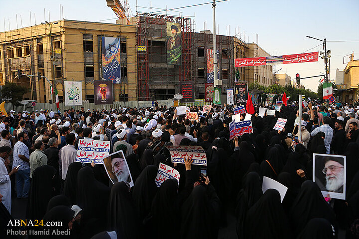 Photos: Funeral ceremony of 8 Iranian martyrs in Zionist regime attacks held in Qom