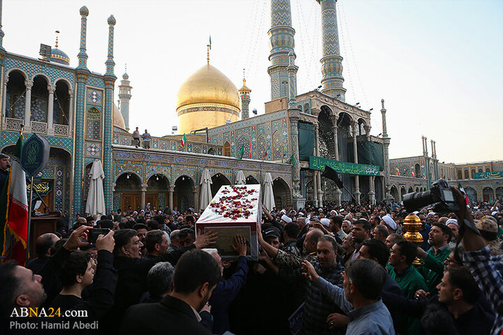 Photos: Funeral ceremony of 8 Iranian martyrs in Zionist regime attacks held in Qom