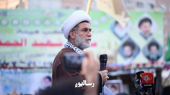 Photos: Iraqis demonstrate in Kadhimiya to support Iran against Israeli attacks