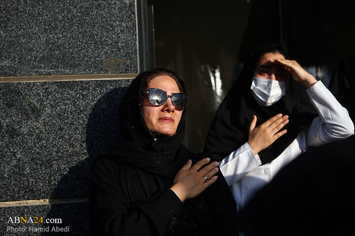 Informe fotográfico |  Ceremonia fúnebre de 8 mártires iraníes tras ataques del régimen sionista en Qom