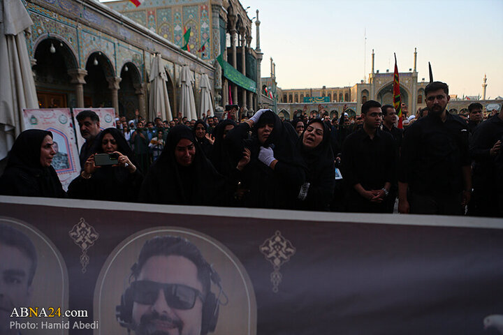 Informe fotográfico |  Ceremonia fúnebre de 8 mártires iraníes tras ataques del régimen sionista en Qom