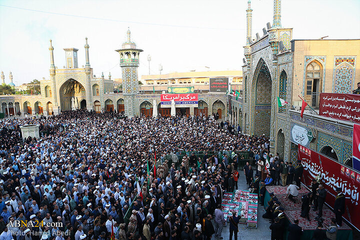 Informe fotográfico |  Ceremonia fúnebre de 8 mártires iraníes tras ataques del régimen sionista en Qom