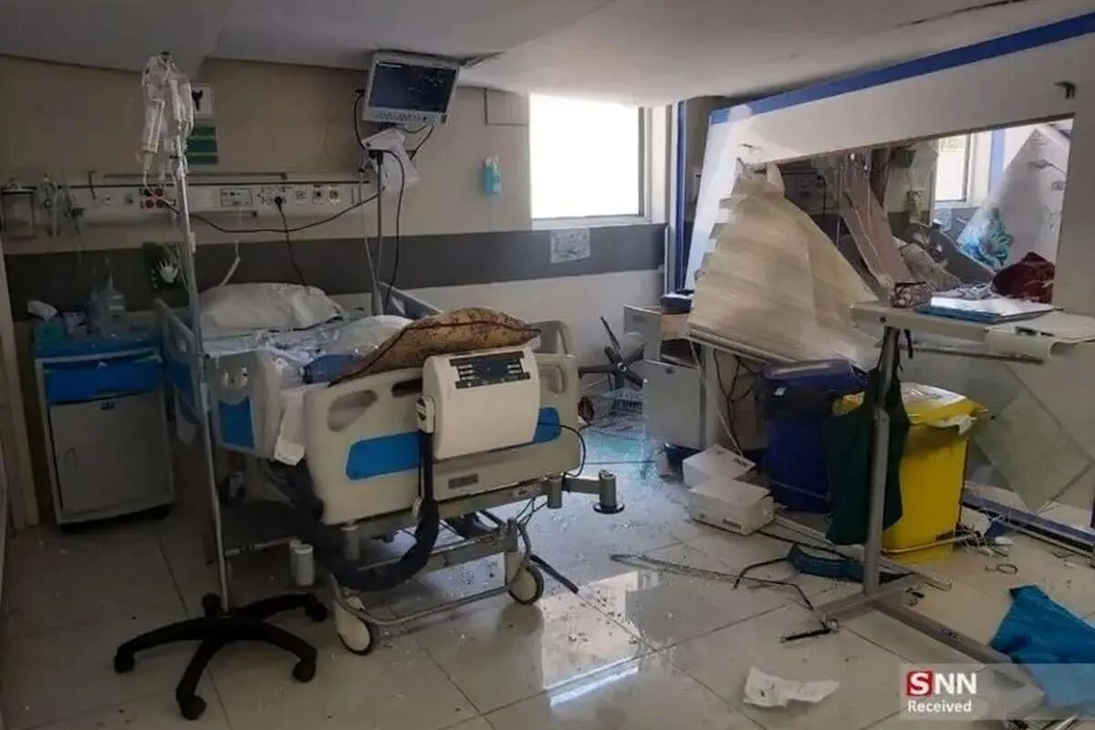 Iran condemns Israeli hospital attack as war crime