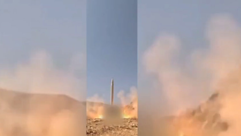 فیديو | للمرة الأولى منذ بدء العدوان عليها، إيران تبث مشاهد لإطلاق صواريخ اتجاه تل أبيب