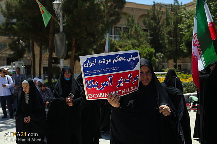 Photos: Qom seminarians gather to condemn Zionist regime's aggression against Iran