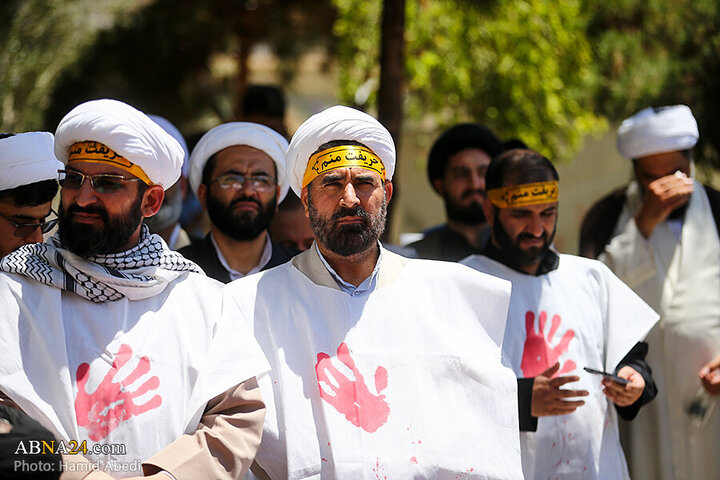 Photos: Qom seminarians gather to condemn Zionist regime's aggression against Iran