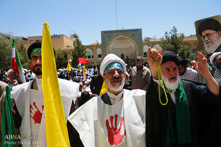 Photos: Qom seminarians gather to condemn Zionist regime's aggression against Iran