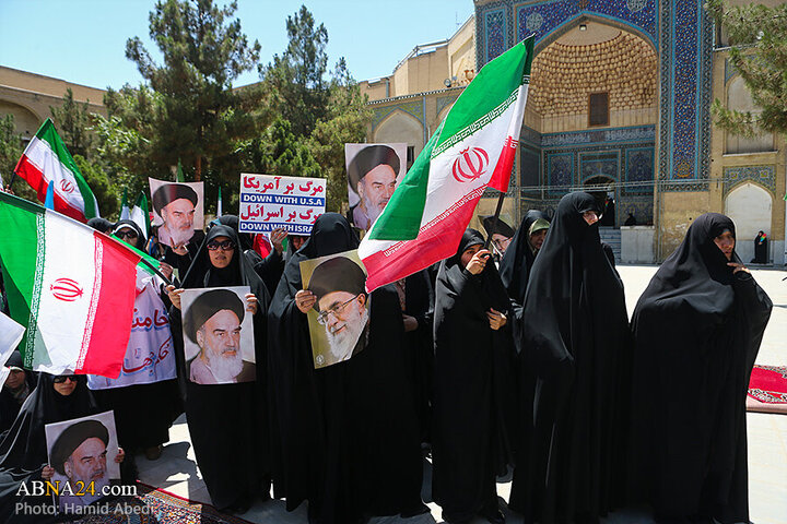 Photos: Qom seminarians gather to condemn Zionist regime's aggression against Iran