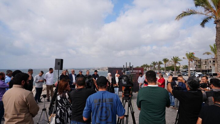 Photos: Lebanese media activists gather to condemn Israeli attack on IRIB