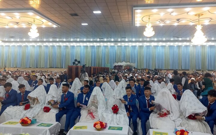 ویدیو و تصاویر | «سماع فرشتگان» ازدواج دسته‌جمعی ۱۱۴ زوج در کابل