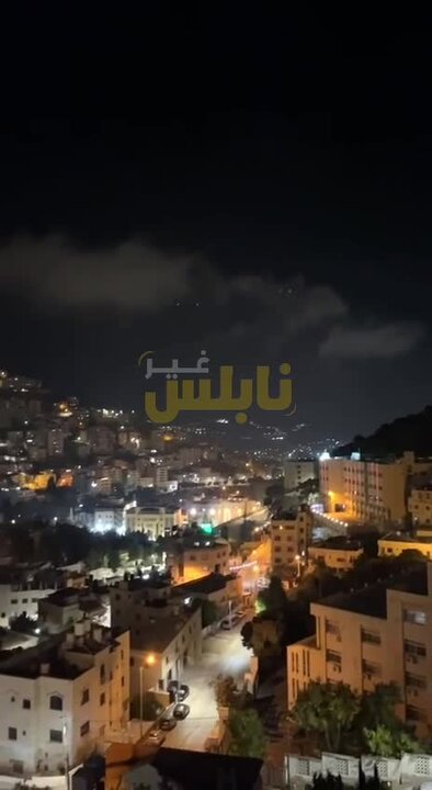 ویدیو | تکبیر و شادی مردم نابلس حین حمله موشکی ایران به سرزمین های اشغالی