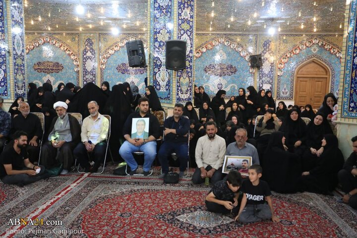 وداع خانواده شهدای حملات اخیر رژیم صهیونیستی در اصفهان
