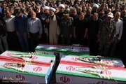 .Rapora Wêneyan:oxir kirina 5 cenazên Şehîdan ji terafen rejîma sihyonistî hatibon Şehîd kirin liparesgeha Îsfehan li bajare Erdistanê