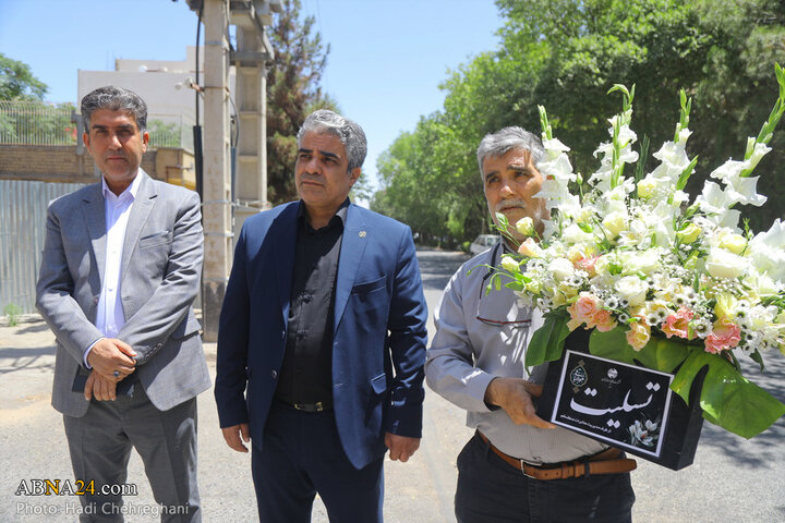 دیدار با خانواده دانشمند هسته‌ای شهید امیرحسین فقهی در شهر قم