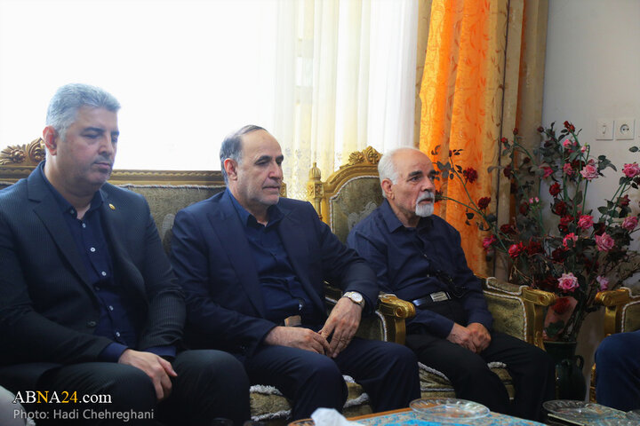 دیدار با خانواده دانشمند هسته‌ای شهید امیرحسین فقهی در شهر قم