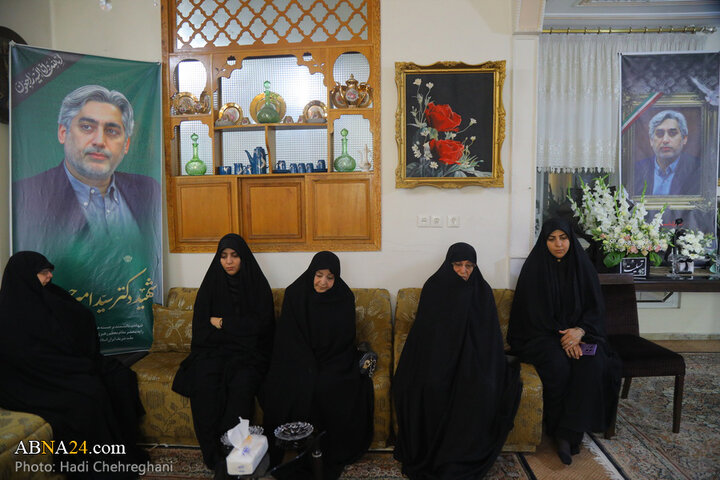 دیدار با خانواده دانشمند هسته‌ای شهید امیرحسین فقهی در شهر قم