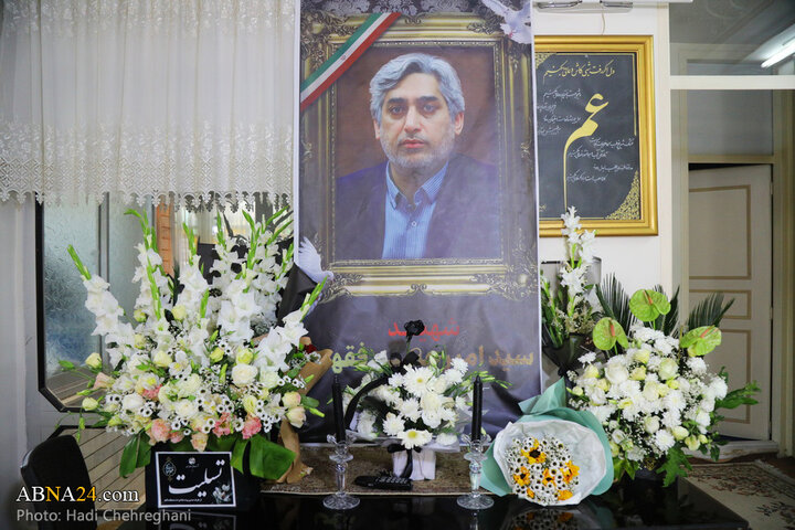 دیدار با خانواده دانشمند هسته‌ای شهید امیرحسین فقهی در شهر قم