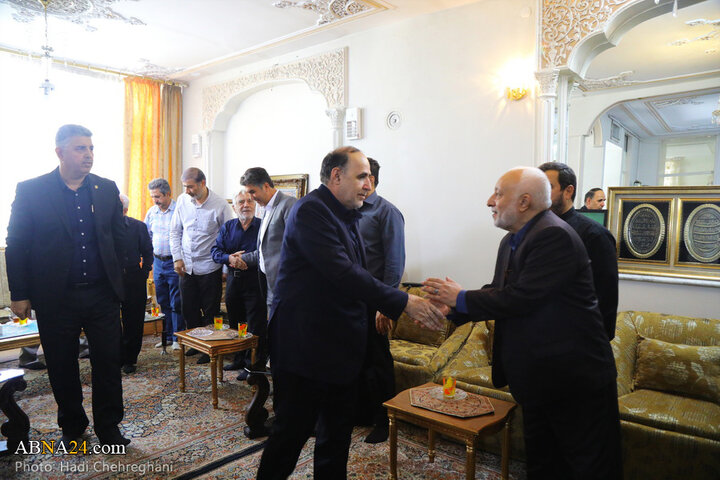 دیدار با خانواده دانشمند هسته‌ای شهید امیرحسین فقهی در شهر قم