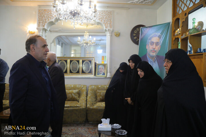 دیدار با خانواده دانشمند هسته‌ای شهید امیرحسین فقهی در شهر قم