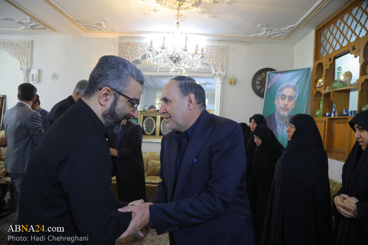 دیدار با خانواده دانشمند هسته‌ای شهید امیرحسین فقهی در شهر قم