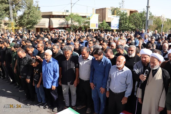 تشییع پیکر ۵ شهید حملات رژیم صهیونیستی در اردستان اصفهان
