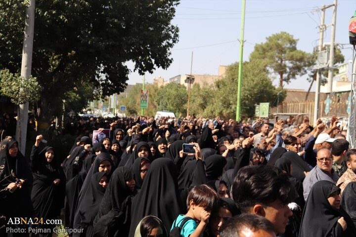 Rapora Wêneyan:oxir kirina 5 cenazên Şehîdan ji terafen rejîma sihyonistî hatibon Şehîd kirin liparesgeha Îsfehan li bajare Erdistanê