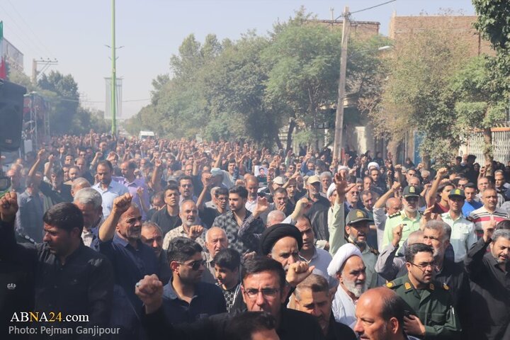 Rapora Wêneyan:oxir kirina 5 cenazên Şehîdan ji terafen rejîma sihyonistî hatibon Şehîd kirin liparesgeha Îsfehan li bajare Erdistanê