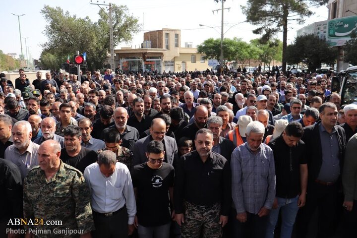 Rapora Wêneyan:oxir kirina 5 cenazên Şehîdan ji terafen rejîma sihyonistî hatibon Şehîd kirin liparesgeha Îsfehan li bajare Erdistanê