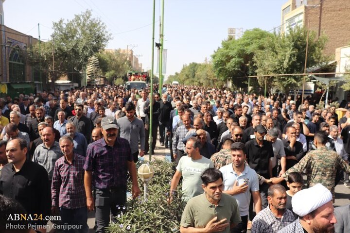 Rapora Wêneyan:oxir kirina 5 cenazên Şehîdan ji terafen rejîma sihyonistî hatibon Şehîd kirin liparesgeha Îsfehan li bajare Erdistanê