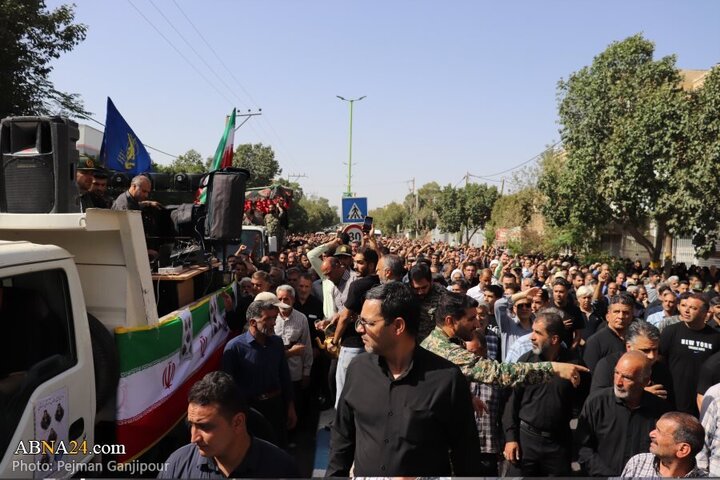 Photos: Funeral ceremony of martyrs of Israeli attacks held in Ardestan, Isfahan