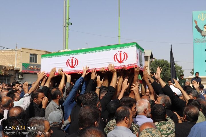 Photos: Funeral ceremony of martyrs of Israeli attacks held in Ardestan, Isfahan