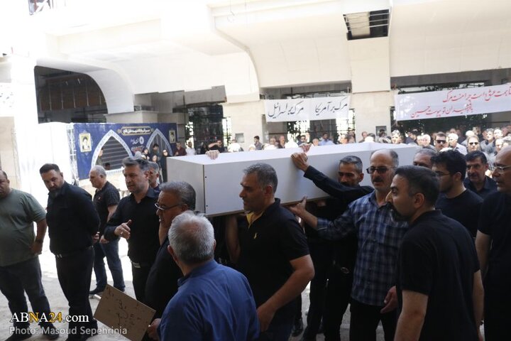 تشییع پیکر شهید «خلیل علیپور» در شهر تبریز