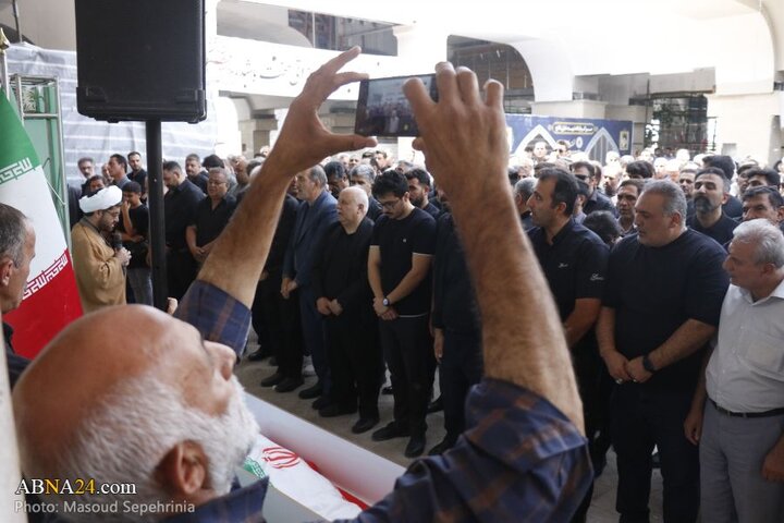 تشییع پیکر شهید «خلیل علیپور» در شهر تبریز