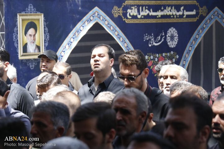 تشییع پیکر شهید «خلیل علیپور» در شهر تبریز