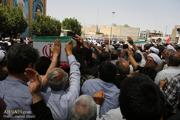 تشییع پیکر ۵ شهید حملات رژیم صهیونیستی در جمعه «خشم و نصر» در شهر قم
